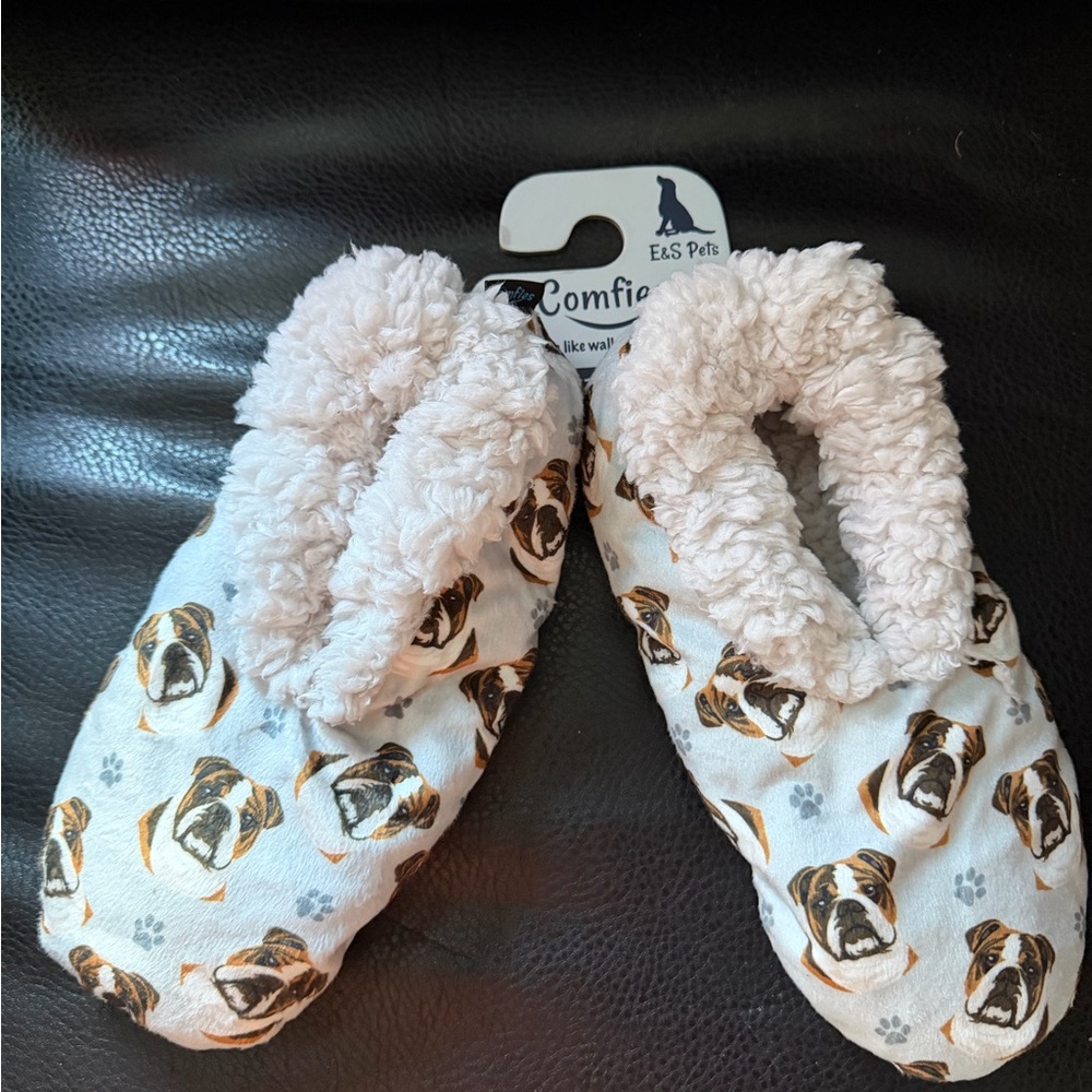 Cozy Bulldog Print Women's Slippers